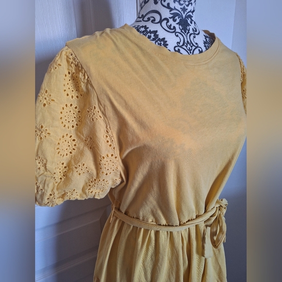 George size Large yellow dress excellent used condition - Picture 2 of 4